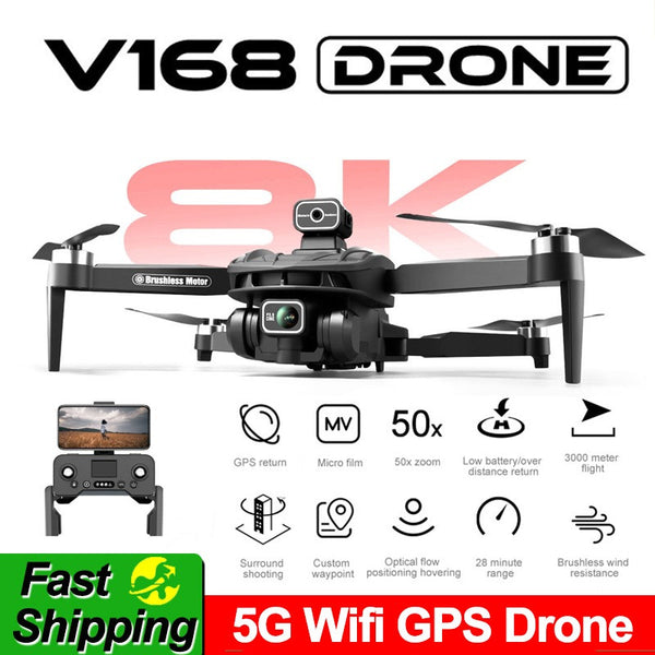 8K HD GPS Dual Camera RC 3000m Intelligent Drone