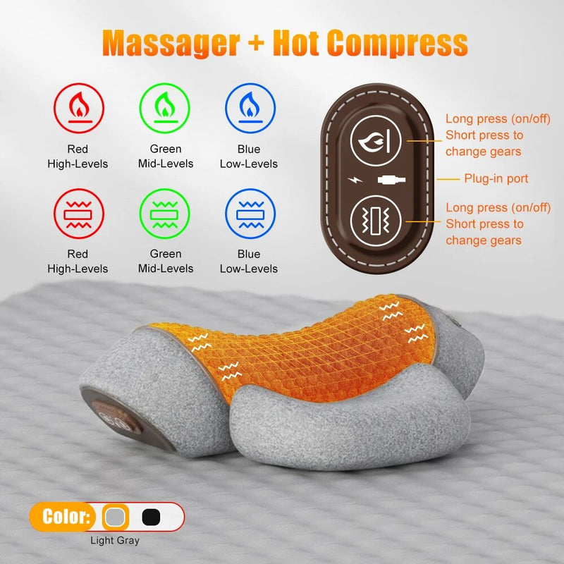 Electric Cervical Pillow Hot Massager