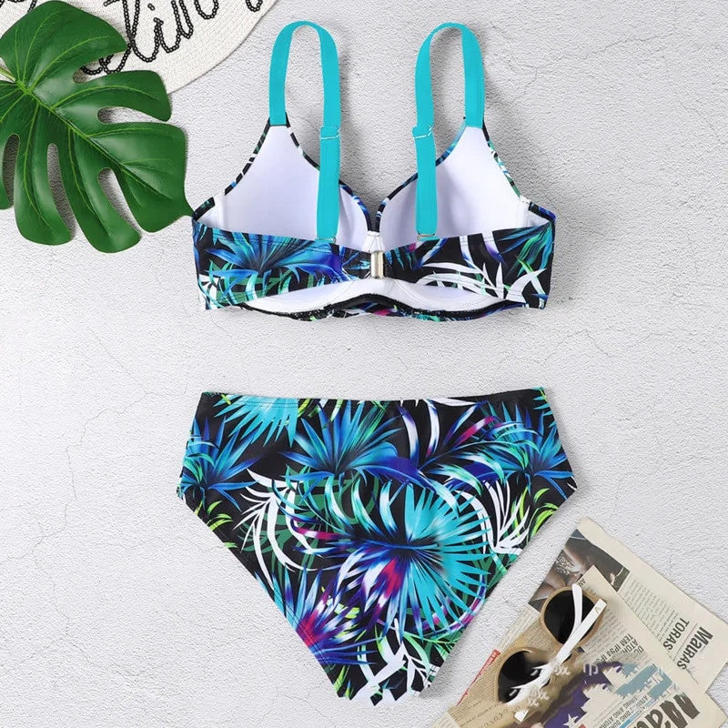 Women's Summer High Waist Swimwear Set