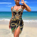 Women's Two Piece Push Up Floral Bikini Set