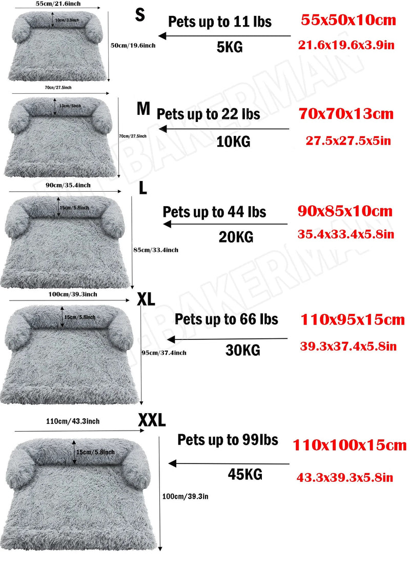 Dog Soft Washable Blanket Sofa Bed