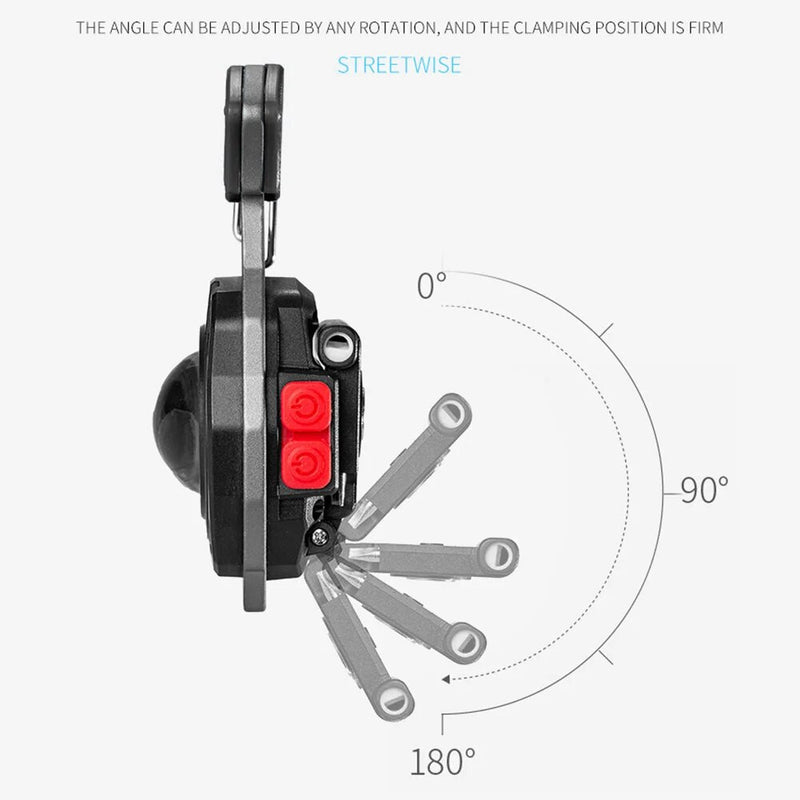 3 Gears Multifunction Rechargeable Flashlight