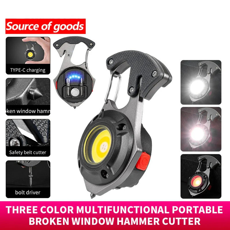 3 Gears Multifunction Rechargeable Flashlight