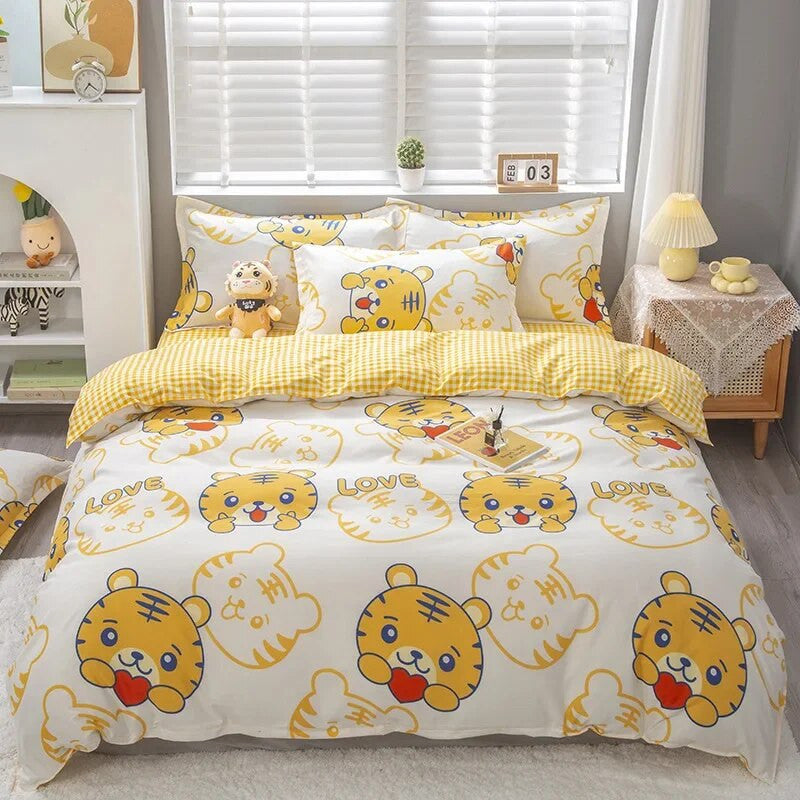 Cartoon Print Double-sided Comforter