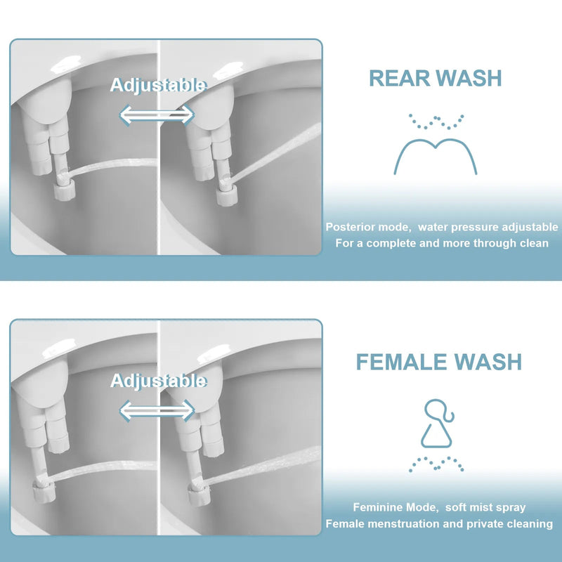 Female Toilet Right/Left Hand Non-Electric Sprayer