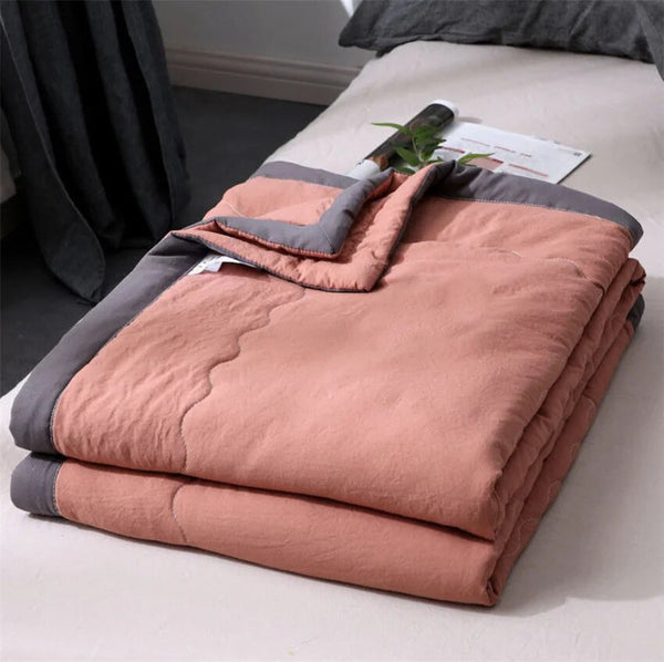 Washable Summer Soft Thin Comforter Blanket