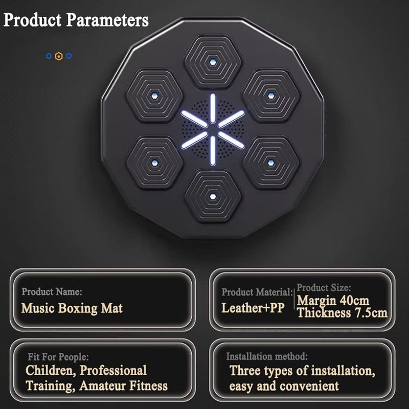 𝐌𝐮𝐬𝐢𝐜 𝐁𝐨𝐱𝐢𝐧𝐠 𝐌𝐚𝐜𝐡𝐢𝐧𝐞 𝐰𝐢𝐭𝐡 𝐋𝐄𝐃 𝐋𝐢𝐠𝐡𝐭