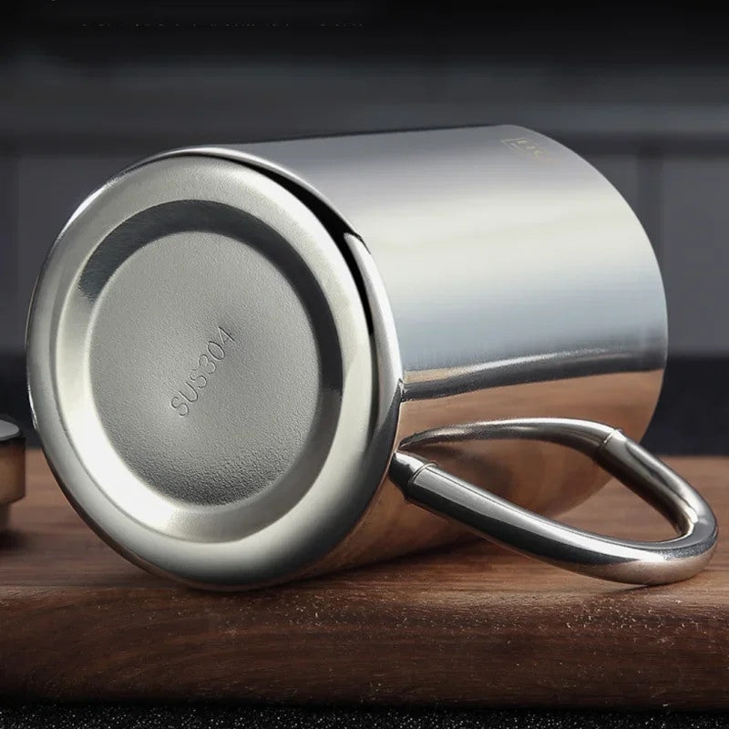 Stainless Steel Double Layer Thermos Cup