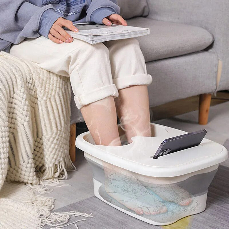 Foldable Footbath Soaking Massage Bucket