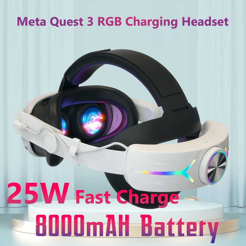 Meta Oculus Quest 3 Head Strap Charging Headset