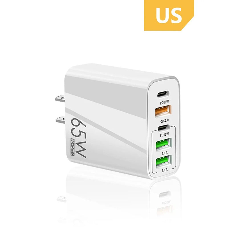 EU/US/UK Plug USB Charger Phone Adapter