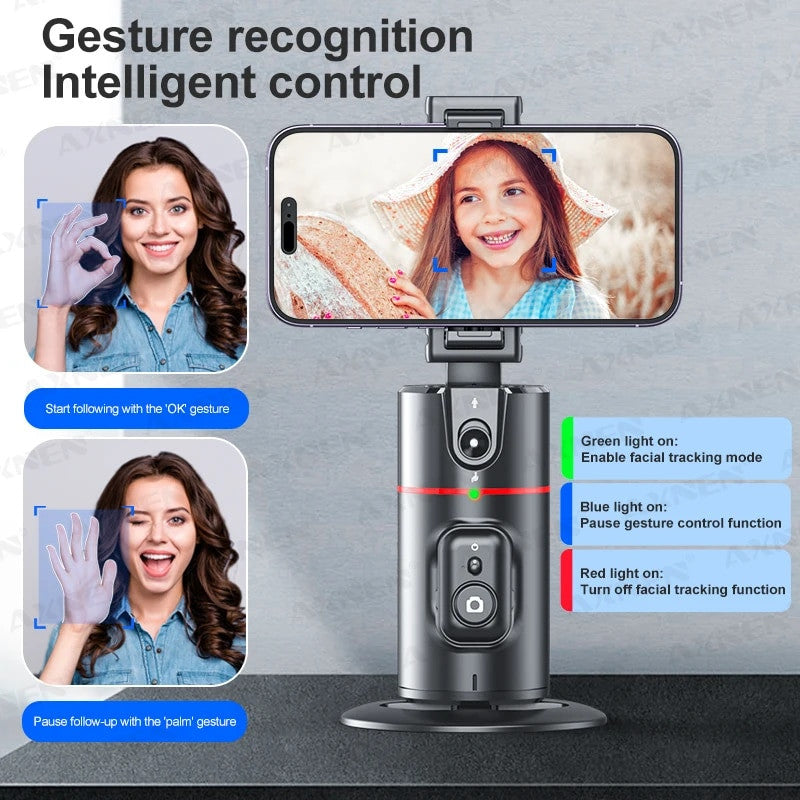 360 Rotation Stabilizer, Follow-up Selfie Tracker