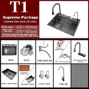 Stainless Steel Kitchen Waterfall Touch Sink