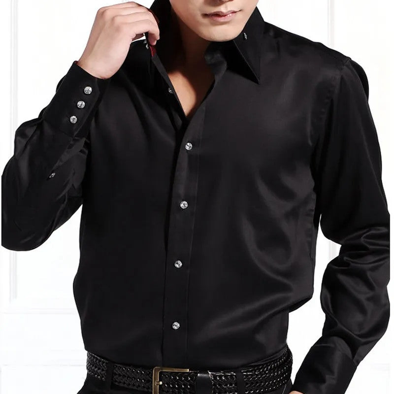 Men's Casual Long Sleeve Korean Trends Shirt