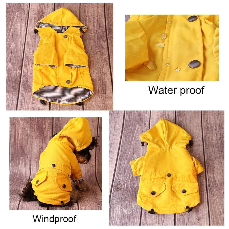 Waterproof Large Dog Raincoat Coat