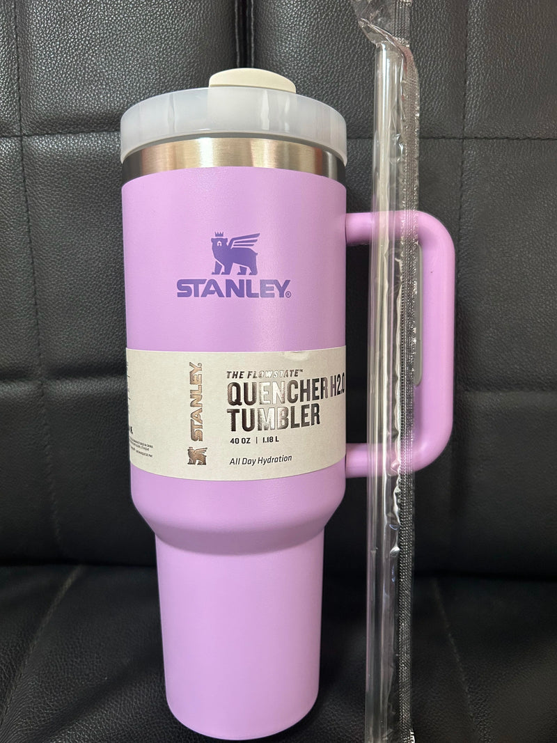 Stainless Steel 40oz Stanley Cup with Straw