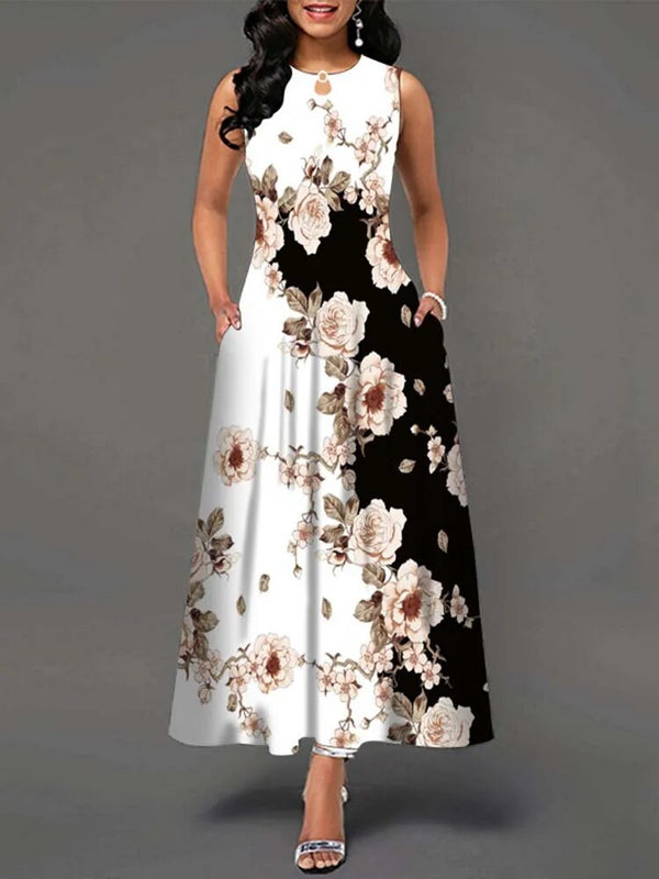 Summer Boho Women's Long Floral Dresses