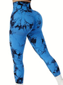 Women's Tie-Dye Stretch Fitness Yoga Pants