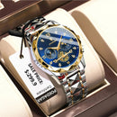 POEDAGAR Luxury Man Waterproof Wristwatch