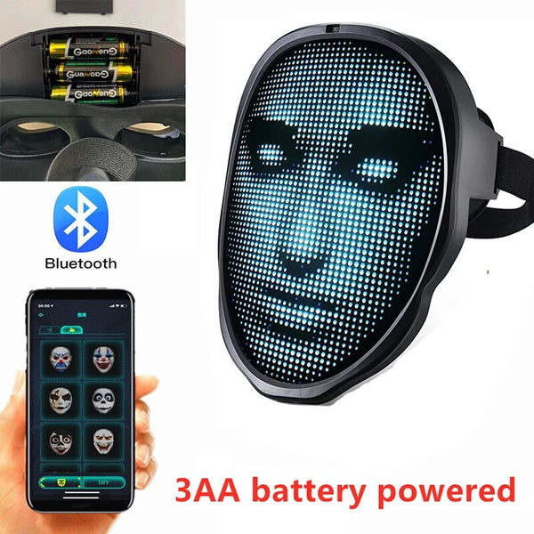 𝐋𝐄𝐃 𝐇𝐚𝐥𝐥𝐨𝐰𝐞𝐞𝐧 𝐓𝐫𝐚𝐧𝐬𝐟𝐨𝐫𝐦𝐢𝐧𝐠 𝐅𝐚𝐜𝐞 𝐌𝐚𝐬𝐤