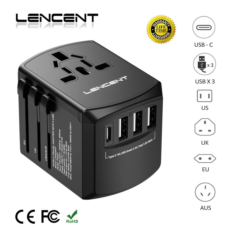 All-in-one Universal Travel Adapter Charger