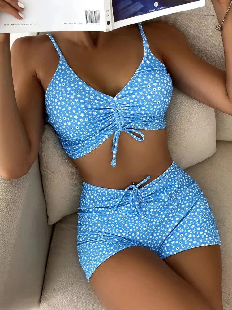 High Waist Women's Swimsuit Bikini