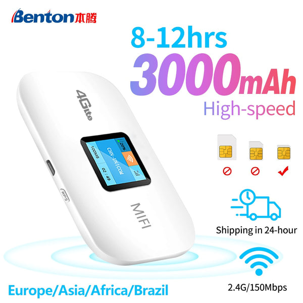 Mini Benton 4G Lte Wifi Portable Wireless Router