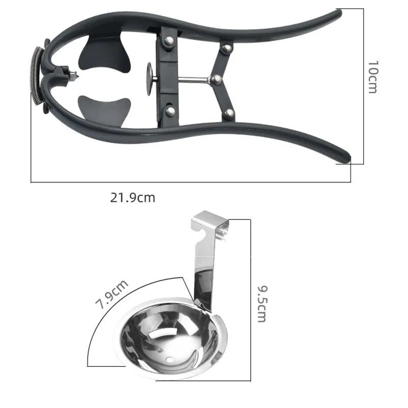 Stainless Steel Manual Egg Scissors Opener