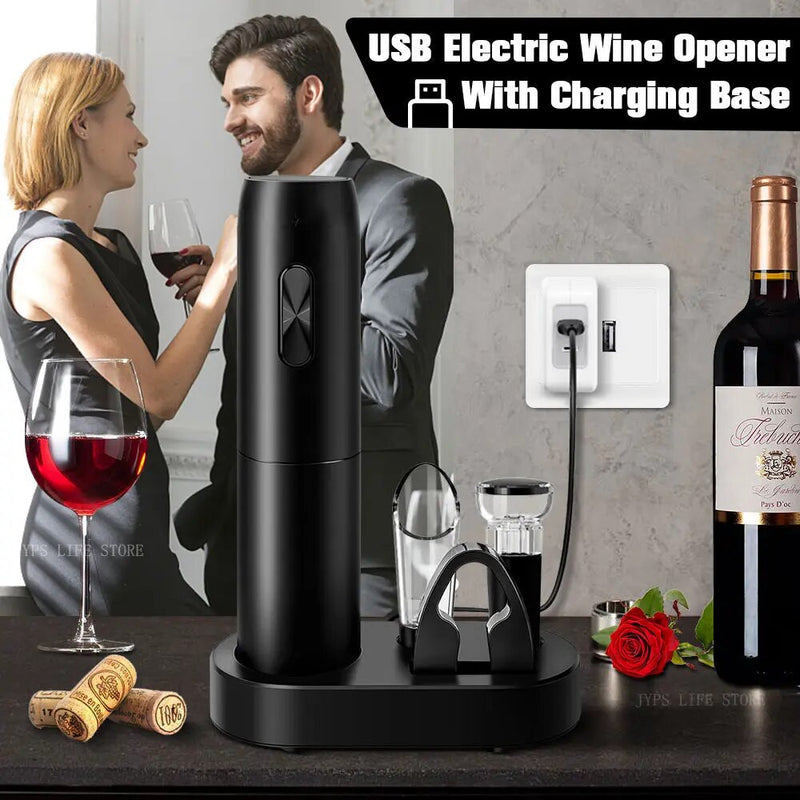 Automatic Electric Wine Opener Set