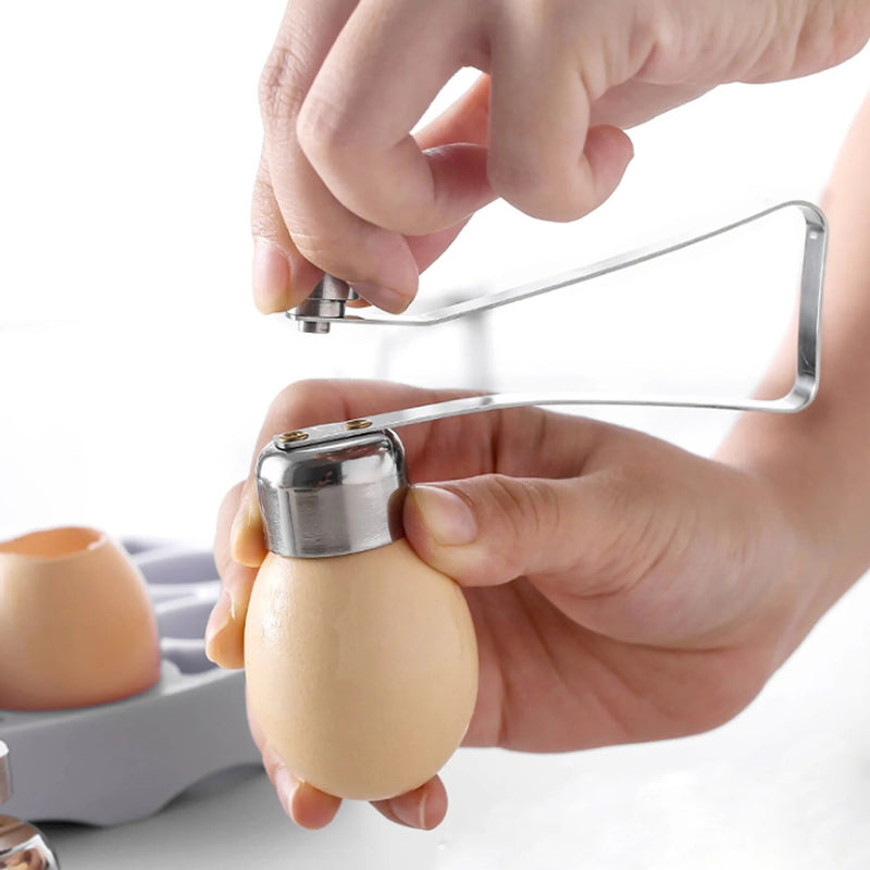 Stainless Steel Manual Egg Scissors Opener