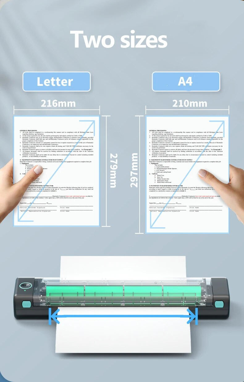 Mini Phomemo M08F Inkless Thermal Error Printer