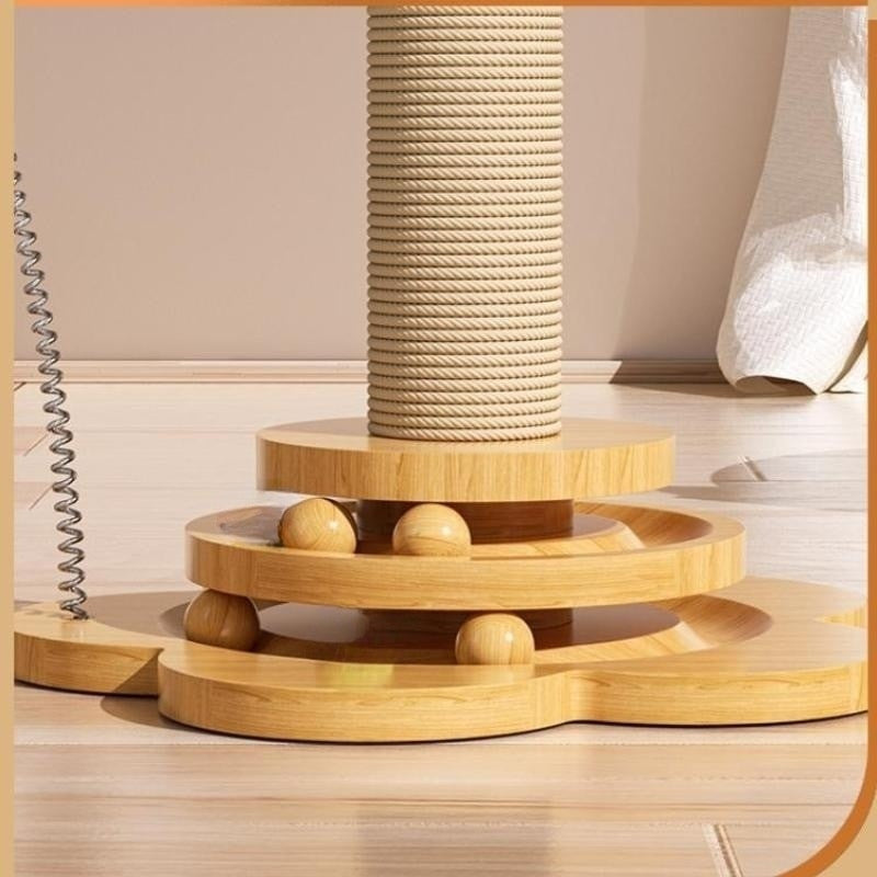 Cat Turntable Scratching Board Play Stick