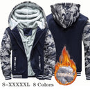 Men's Winter Camouflage Thicken Hooded Jackets