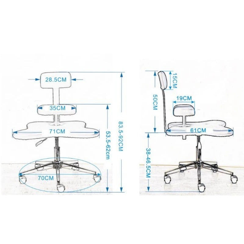 Ergonomic Cross Legged Kneeling Chair