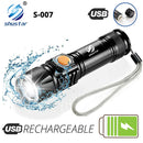 Powerful LED USB Charging Flashlight