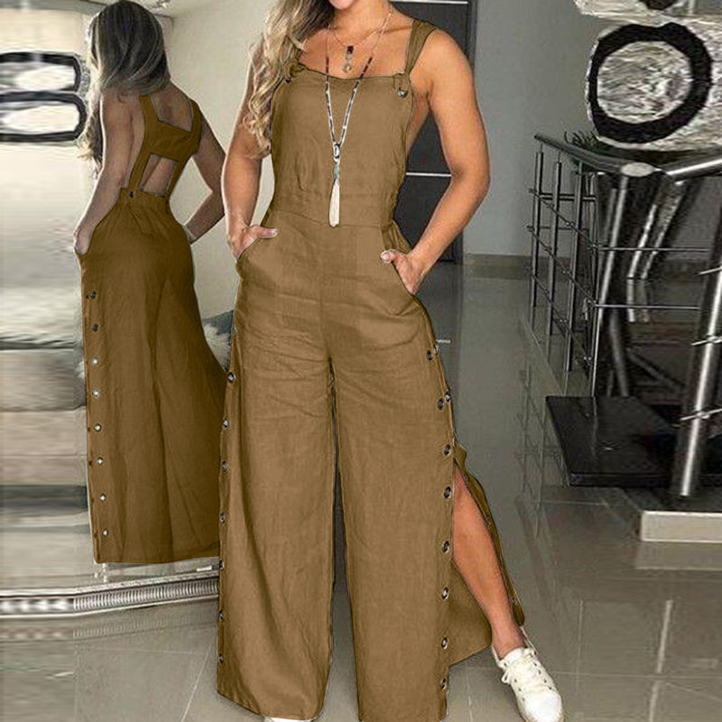 Ladies Sexy Romper Summer Sleeveless Jumpsuit