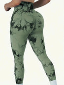 Women's Tie-Dye Stretch Fitness Yoga Pants