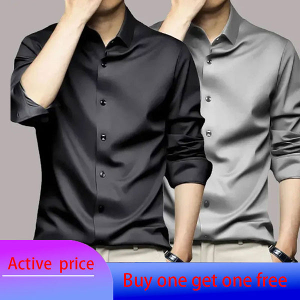 Summer Spring Men's Long-sleeved Shirt