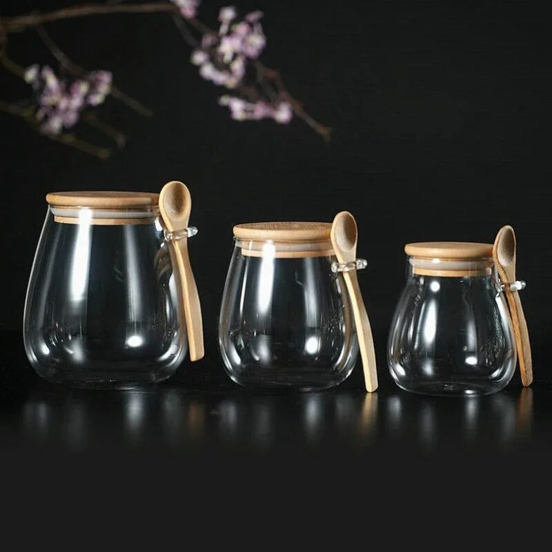 Hermetic Containers Storage Pots Glass Jar