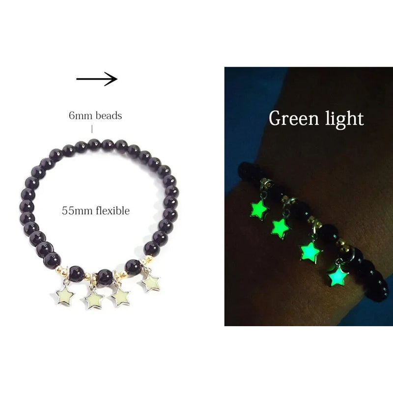 Natural Yoga Healing Stone Glow Bracelet