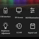 RGB LED Glows Digital Nixie Tube Clock