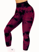 Women's Tie-Dye Stretch Fitness Yoga Pants