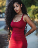 Mas-express Summer Sexy Tank Top Dress