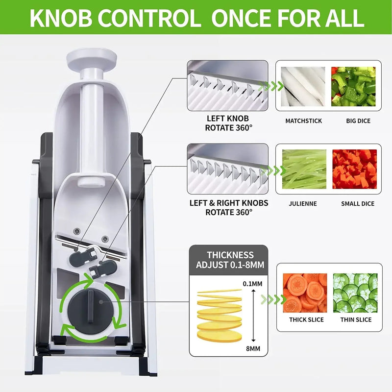 Multi Vegetable Potato Food Chopper Slicer