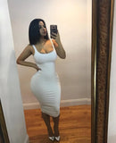 Mas-express Summer Sexy Tank Top Dress