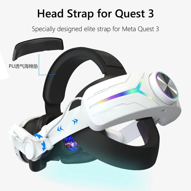 Meta Oculus Quest 3 Head Strap Charging Headset