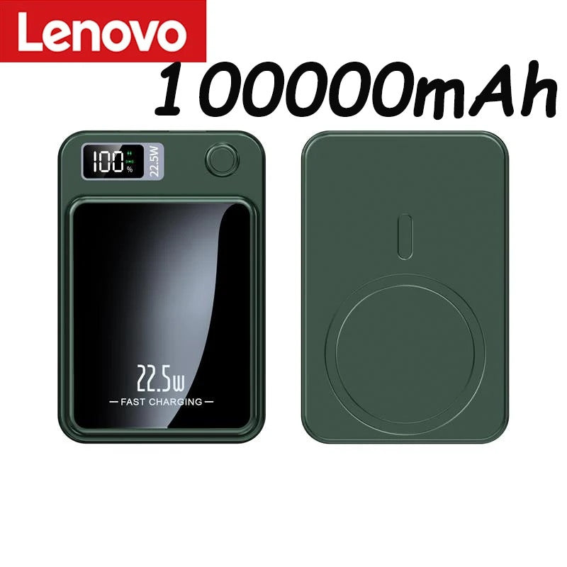 Portable Lenovo 30000mAh Fast Charge Power Bank