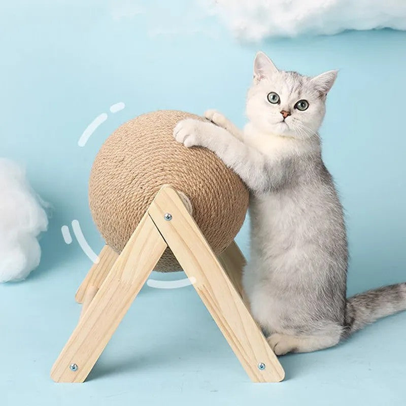 Cat Scratching Toy Rope Ball