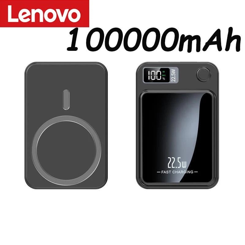 Portable Lenovo 30000mAh Fast Charge Power Bank