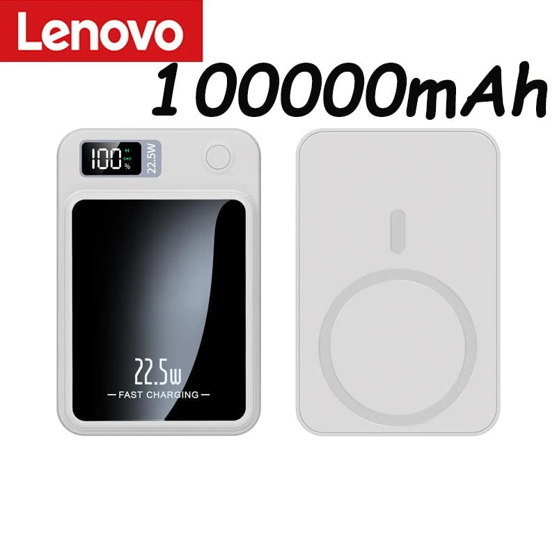 Portable Lenovo 30000mAh Fast Charge Power Bank